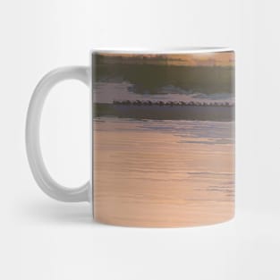 Sailing water colour illustration. Mug